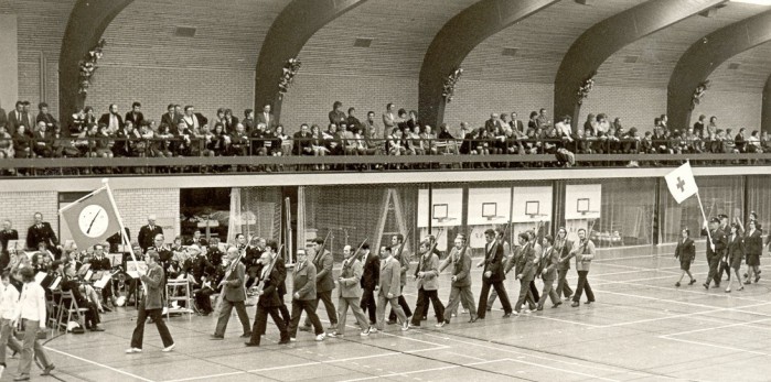 De opening van de Veluwehal in 1972